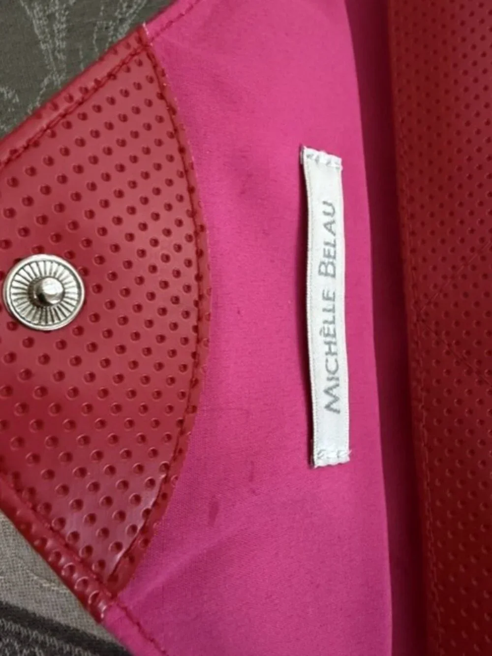 Michelle Belau leather envelope
